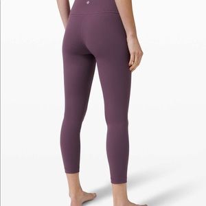 Lululemon Wunder Under high rise tight grape thistle